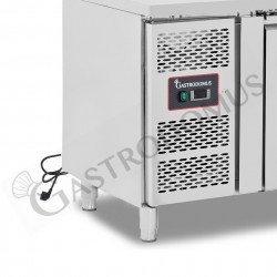 Tavolo Refrigerato 4 porte alzatina Prof. 600 mm +2°C/+8°C motore a  sinistra classe energetica E - mod. GAS4200TNS