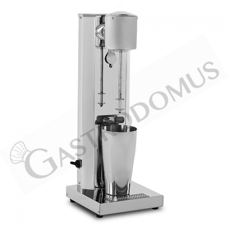 Mixer Frappè 1 bicchiere in acciaio inox 0,18 KW L 185 mm x P 185 mm x H 500 mm