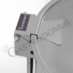 Pattumiera tonda diametro 475 mm in acciaio inox apertura tramite pedale  100 LT - mod. GW100P