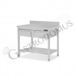 Armadio acciaio inox con 2 porte scorrevoli - mod. RIA2S10618