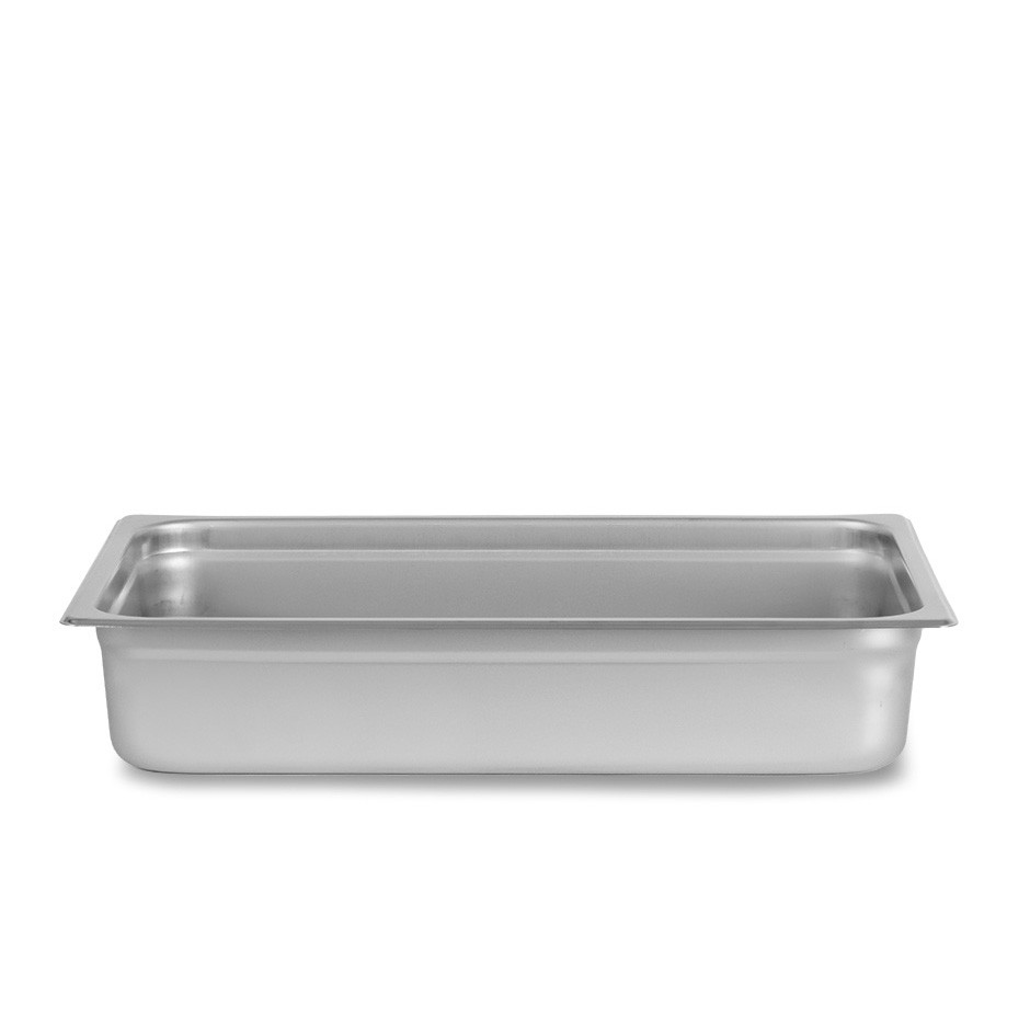 Teglia Rettangolare in acciaio inox GN1/1 L 530 mm x P 325 mm x H 20 mm -  mod. TI11020