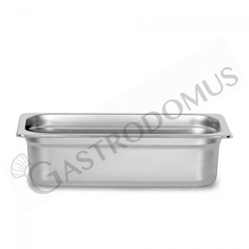 Bacinella in acciaio inox GN1/3 L 325 mm x P 176 mm x H 65 mm