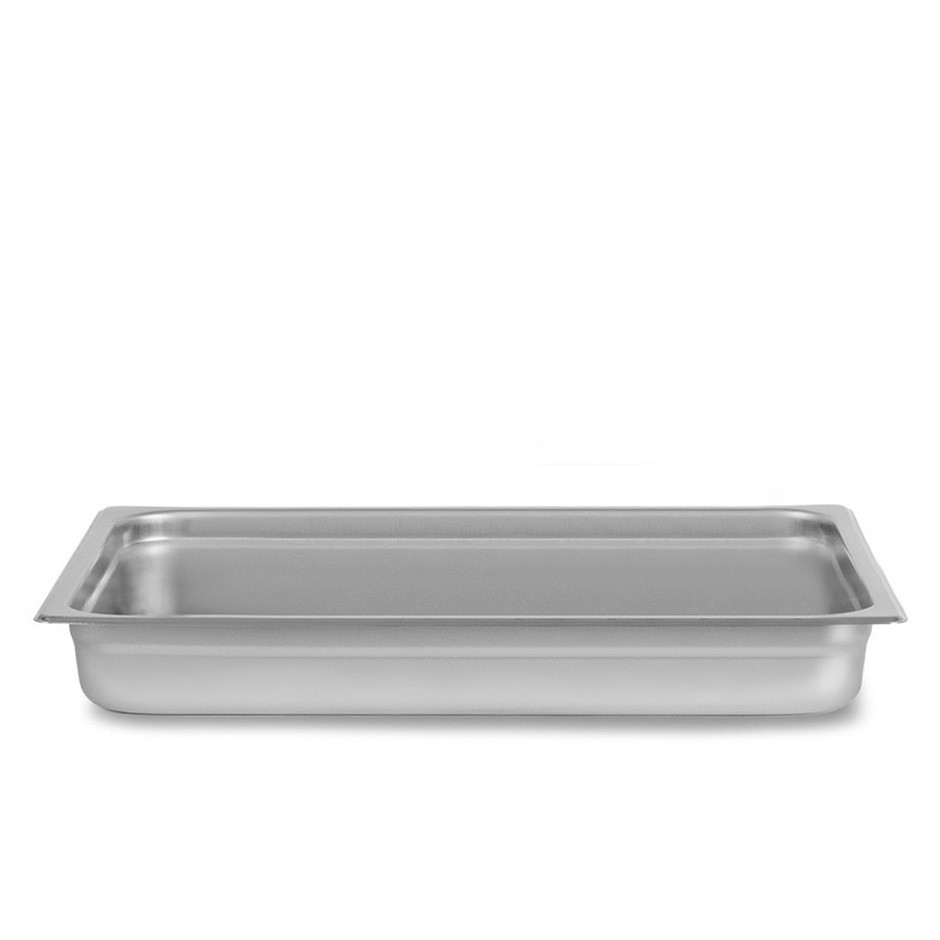 Bacinella in acciaio inox GN2/1 L 650 mm x P 530 mm x H 20 mm 6 - mod.  GNI2120