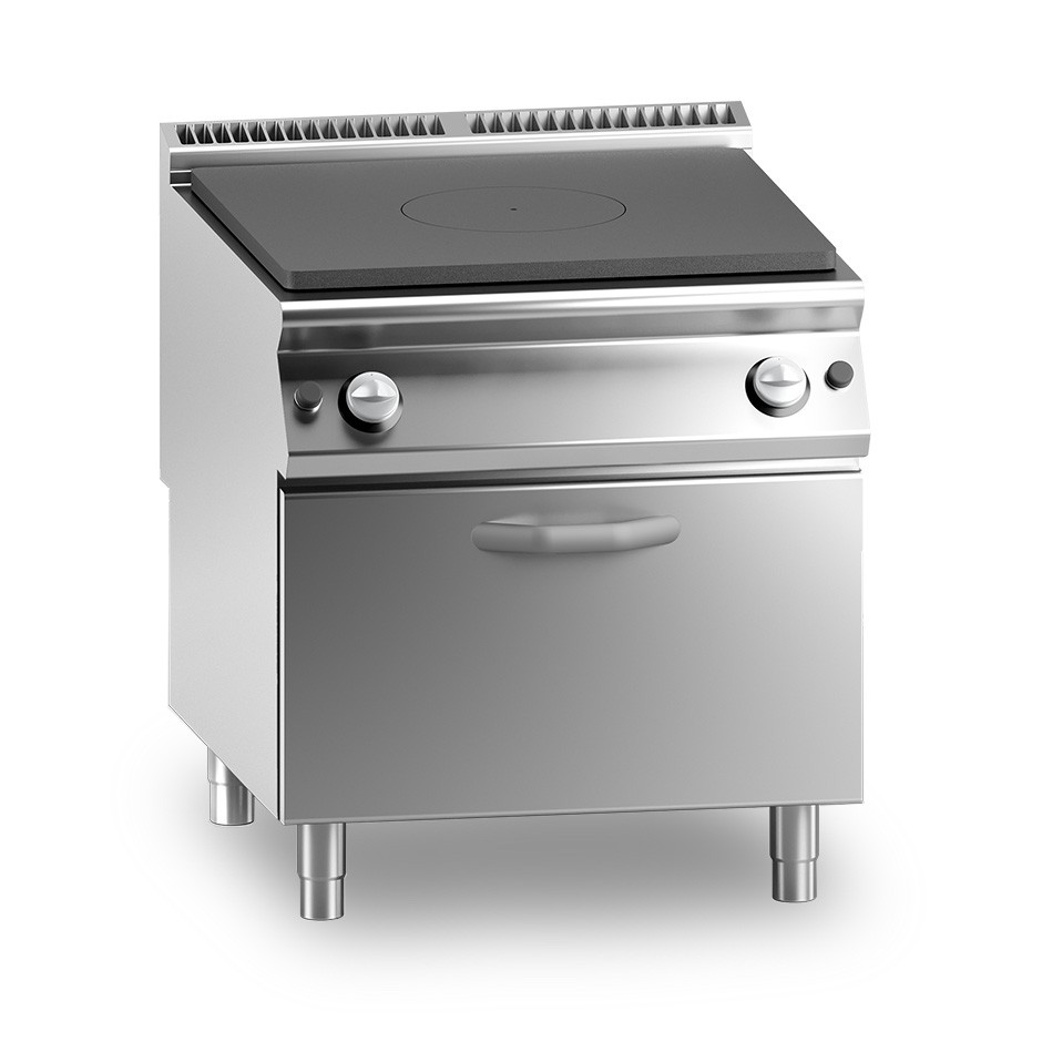 Cucina a gas 4 fuochi con forno a gas bacinelle smaltate serie 70