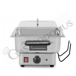 Chafing Dish, 9L Scalda-vivande Elettrico in Acciaio Inox Contenitore  Scalda Cibo per Buffet, Ottimo per Il Ringraziamento e Il Natale, Fornisce  Cibo