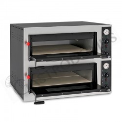 Forno Elettrico per 4+4 pizze diametro 350 mm 2 camere controllo meccanico  12 Kw - mod. FAIRXL44