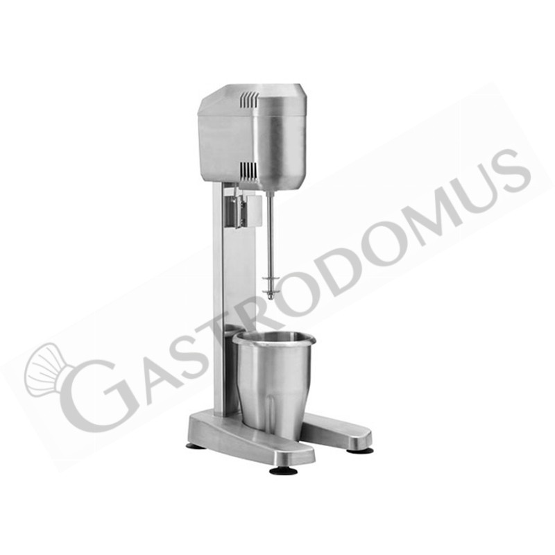 Mixer Frappè 1 bicchiere in acciaio inox 0,4 KW L 200 mm x P 230 mm x H 500 mm