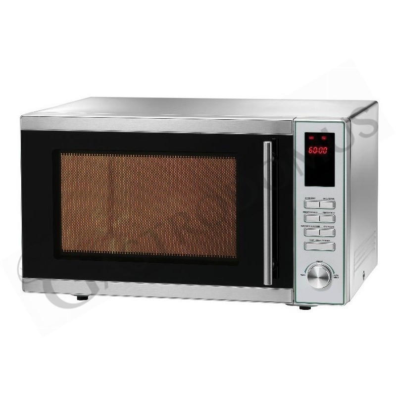 Forno a microonde con grill, comandi digitali e piatto girevole - capacità 25 LT - 1,45 kW