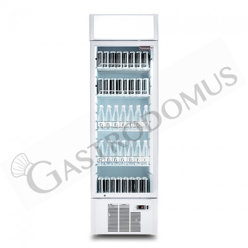 Frigo Bibite Ventilato 1 porta con Canopy 348 LT 2°C/+8°C colore bianco