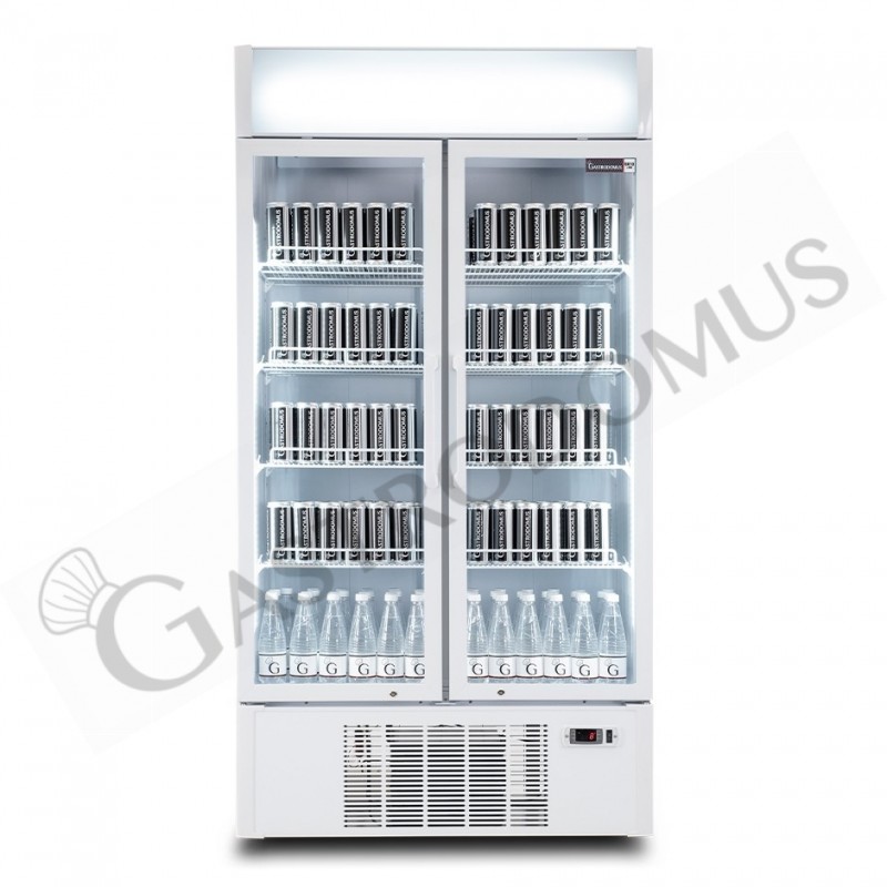 Frigo Bibite Ventilato 2 porte con Canopy 1001 LT 2°C/+8°C colore bianco