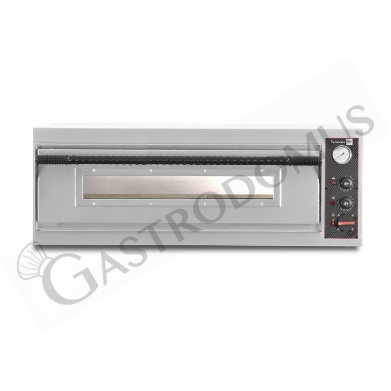 Forno Elettrico per 6 pizze diametro 350 mm 1 camera orizzontale controllo meccanico 9 Kw