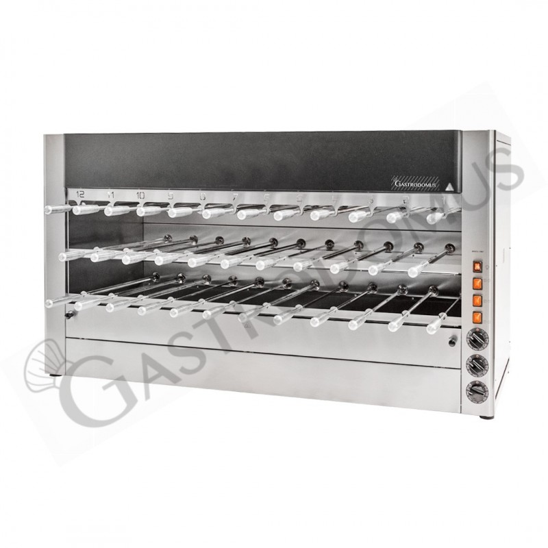 Arrosticino Churrasco elettrico con 35 spade L 1640 mm x P 570 mm x H 900 mm