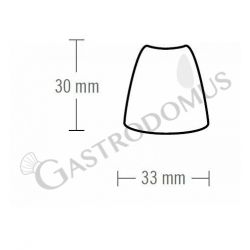 Macchina del ghiaccio monofase kg 165/24h cubetto pieno - mod. ICE165/75