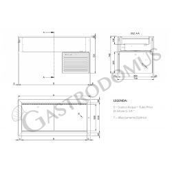 Vasca isolata per ghiaccio - mod. IROO0811