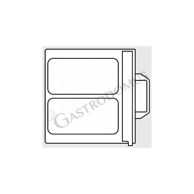 Stampo per termosigillatrice - 2 impronte dimensioni 180 mm x 280 mm