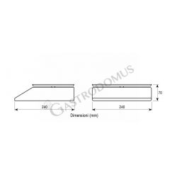 Bilancia controllo peso doppio display portata 3 Kg precisione 0 - mod.  SS-260517