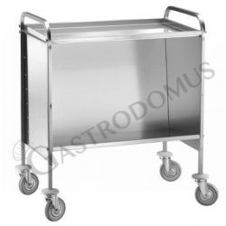 Armadio in acciaio inox con 2 porte scorrevoli - mod. RIA2S12718