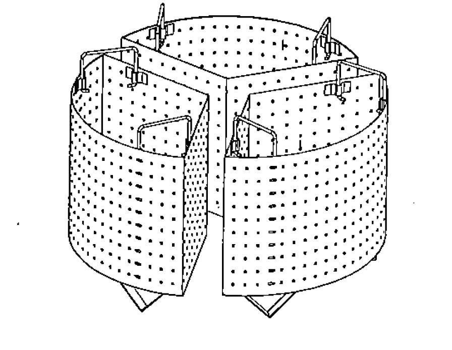 Cestello da 1/2 per friggitrice Gas da 22 litri - mod. FRIGGI1/2/22