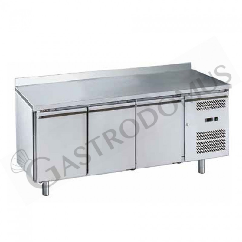 Tavolo frigo per pasticceria - 3 porte - 60 x 40 - alzatina