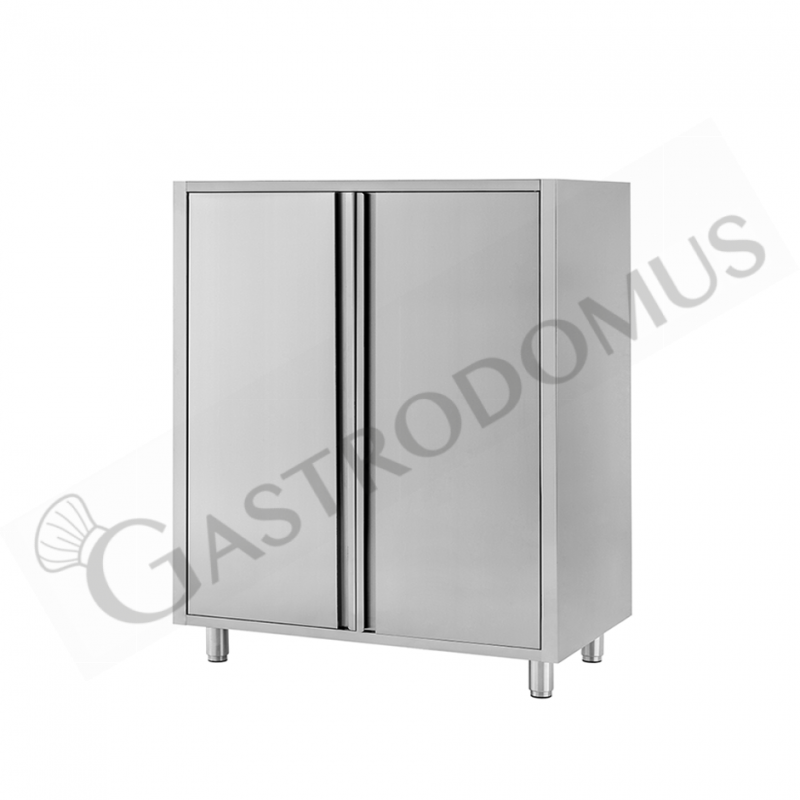 Armadio inox 2 porte battenti misure 1200x700x1500mm