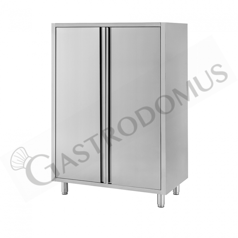 Armadio inox 2 porte battenti misure 1200x500x1800mm