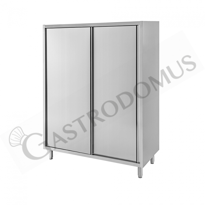 Armadio inox porte scorrevoli misure 1300x600x1800mm