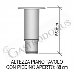 Tavolo Refrigerato 2 porte Prof. 700 mm - mod. GA2100TN