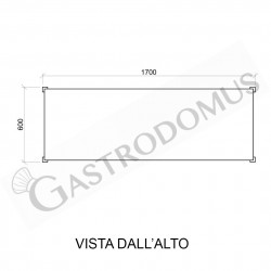 Scaffale in acciaio aisi strong 1700 x 670 x 1820 mm 04 ripiani