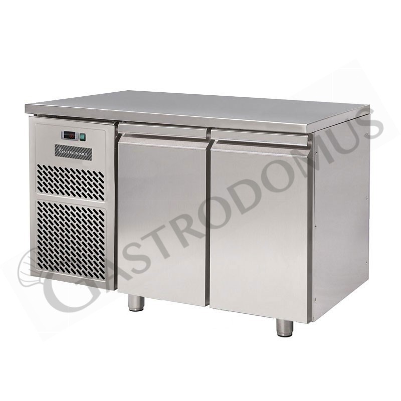 Tavolo Refrigerato motore a sinistra 2 porte Prof. 700 mm -18°C/-22°C classe energetica G