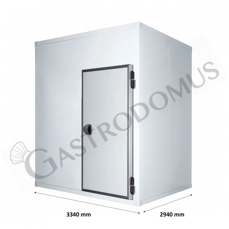 Cella frigorifera positiva con pavimento - L 3340 mm x P 2940 mm x H 2540 mm