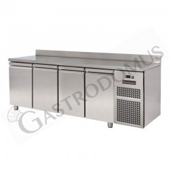 TECNODOM - Tavolo Refrigerato Temp. Positiva 2 Sportelli GN 1/1 con Piano  Sup. prof. cm 70 - TF02MIDGN 