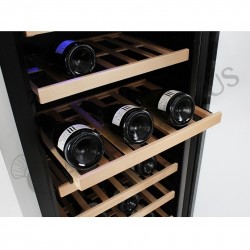 Cantina Vino da incasso Ventilata porta inox 288 LT 9 ripiani 97 bottiglie + 5°C/+22°C - mod. WINE288SX