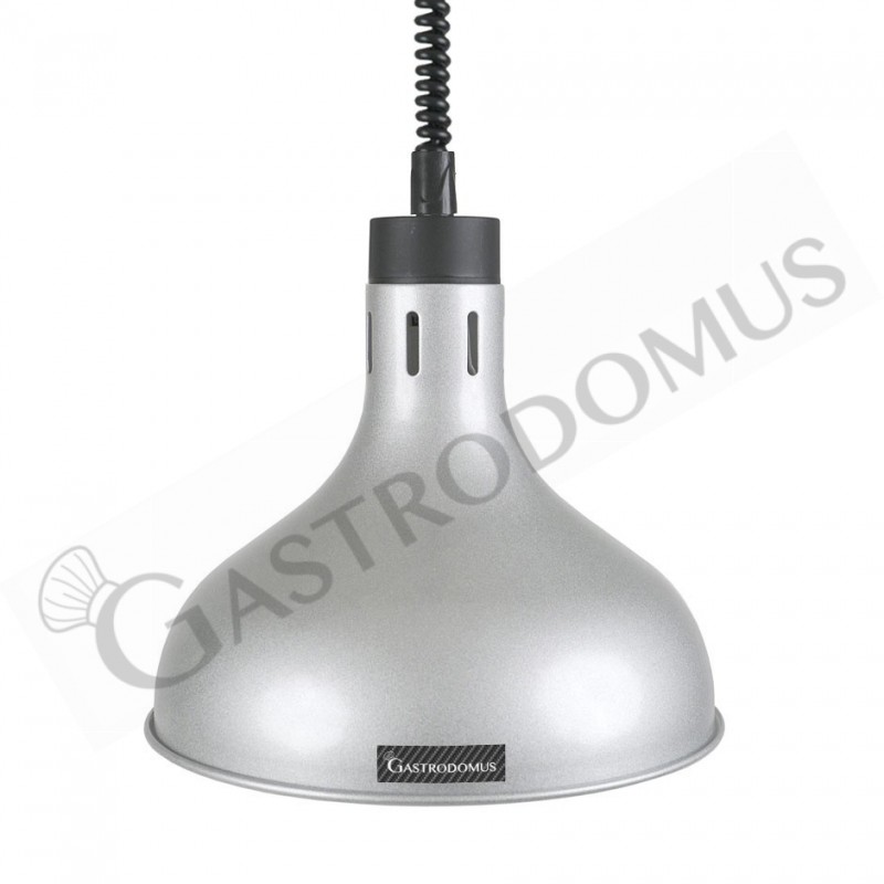 Lampada riscaldante color argento diametro 290 mm luce bianca