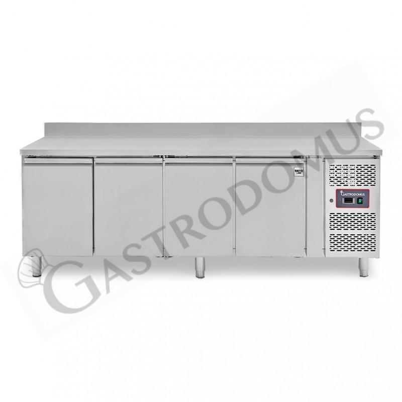 Tavolo Refrigerato 4 porte alzatina Prof. 700 mm -2°C/+8°C classe energetica E