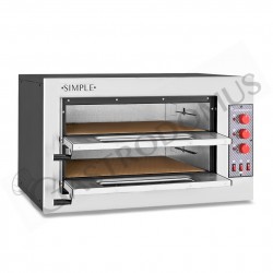 Fornetto piccolo pizzeria 2 camere 40x40x11h cm